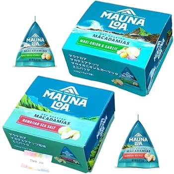 Amazon.co.jp: マウナロア マカデミアナッツ 小袋パック8袋× 2箱